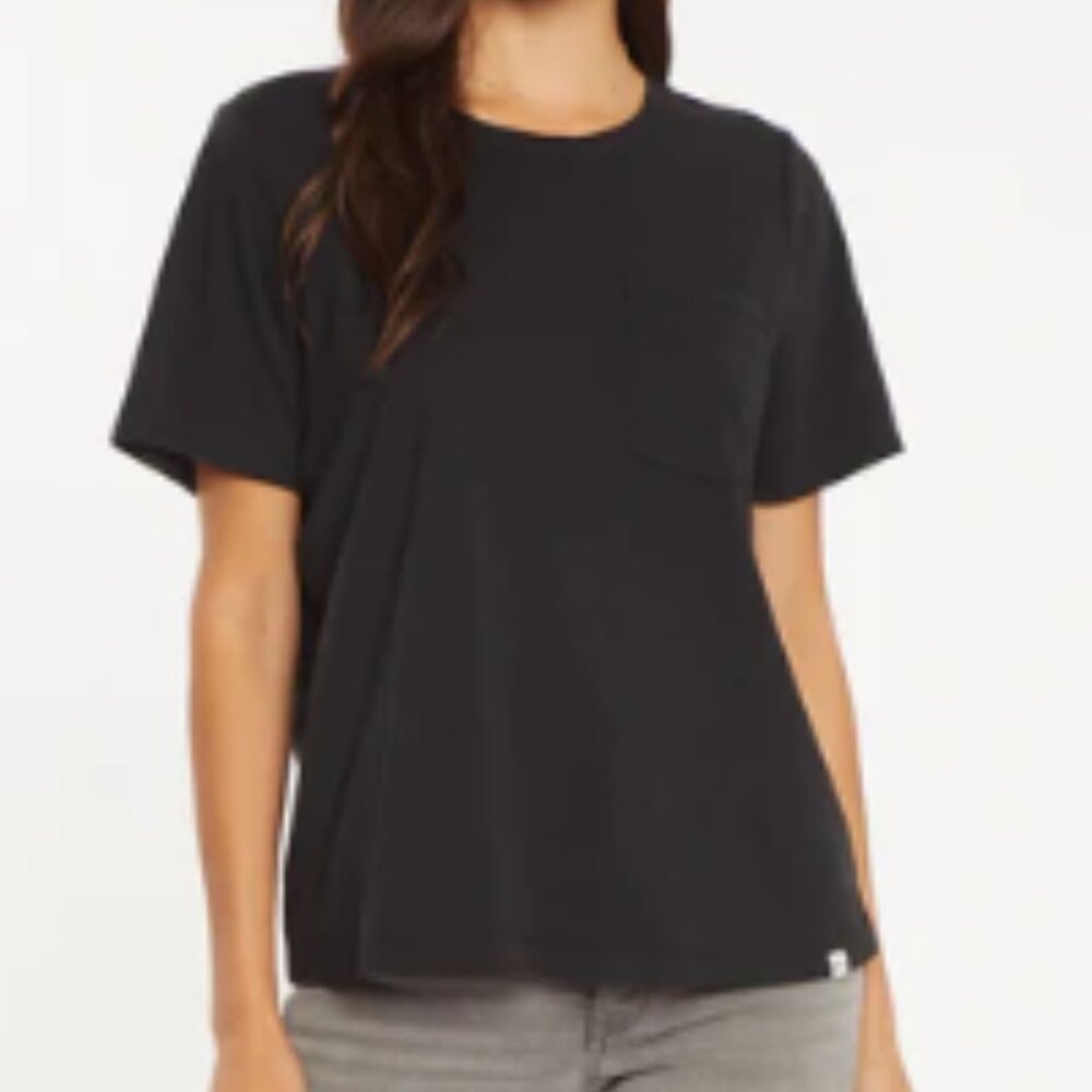 NYDJ forever comfort pocket tee black S NWT